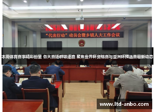 本周体育赛事精彩纷呈 各大赛场群雄逐鹿 聚焦世界杯资格赛与亚洲杯预选赛最新动态 本周体育赛事精彩纷呈 各大赛场群雄逐鹿 聚焦世界杯资格赛与亚洲杯预选赛最新动态