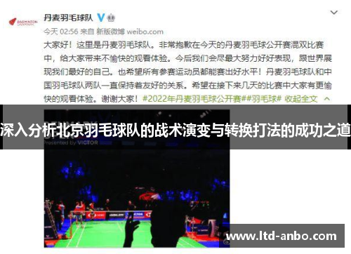 深入分析北京羽毛球队的战术演变与转换打法的成功之道